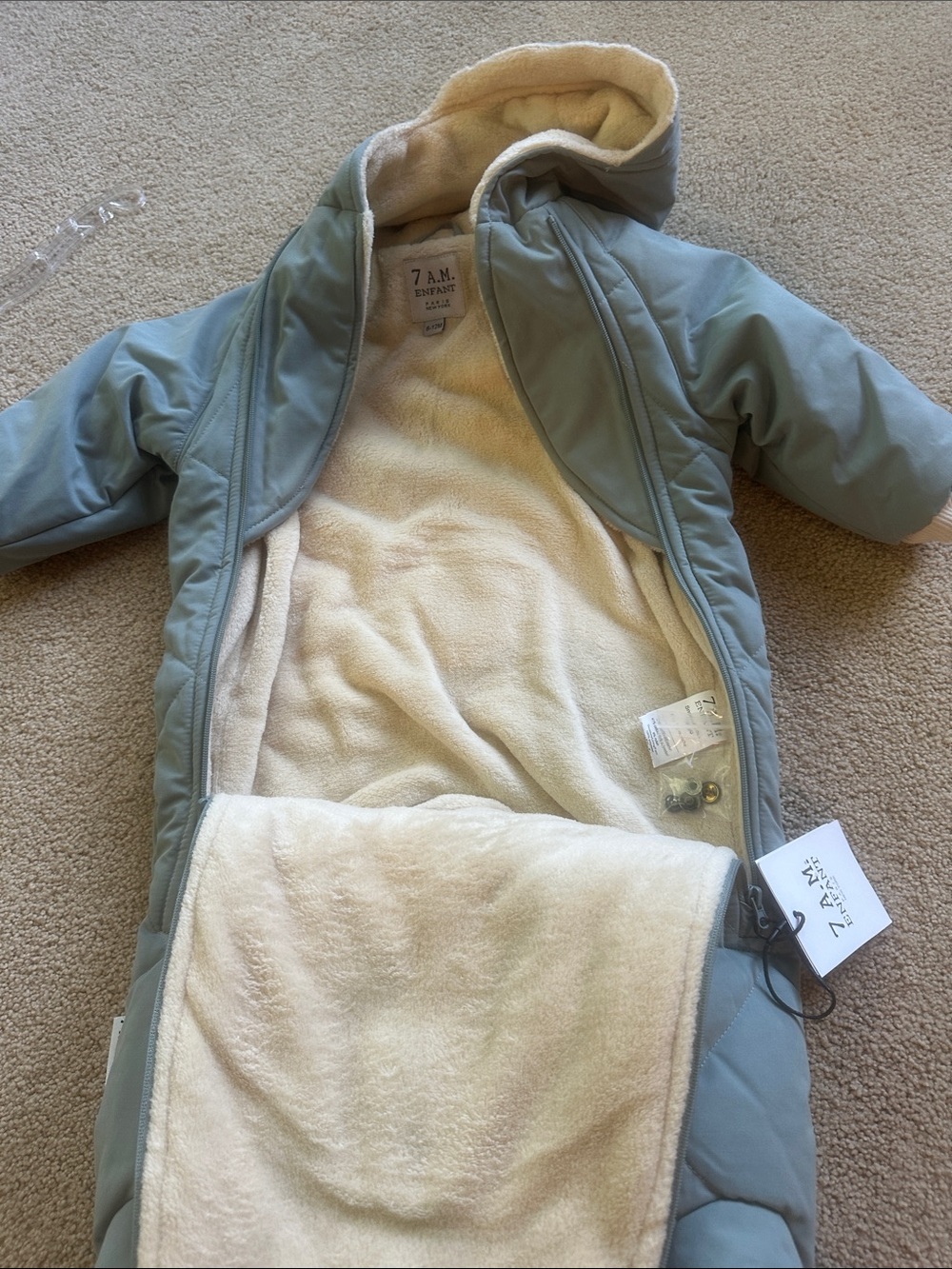 7AM Enfant Unisex Jumpsuit/Snowsuit - Picture 4 of 7
